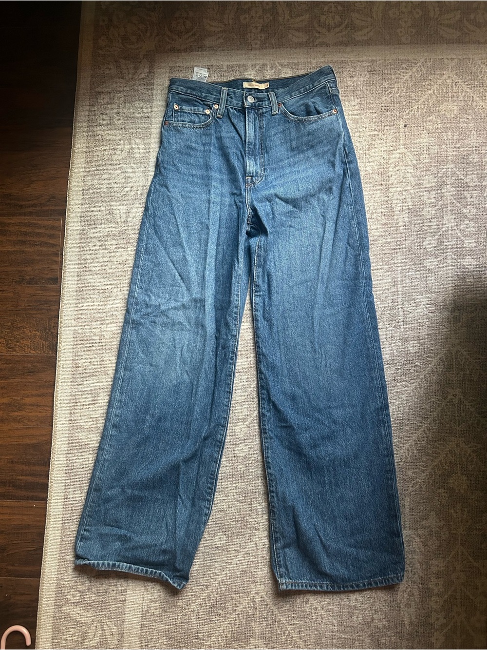 Levi's Women's Blue Wide-Leg Jeans